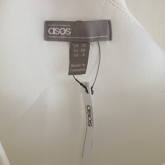 ASOS White One Shoulder Dress - Picture 3 of 5